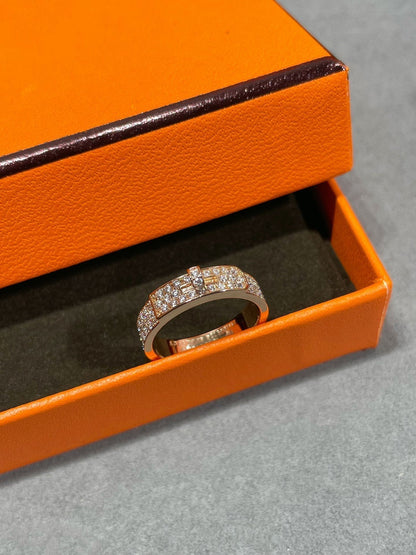[Royal&Vicky]KELLY PINK GOLD DIAMOND RING