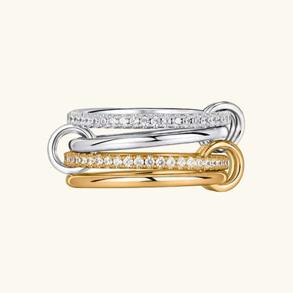 [Royal&Vicky]Ivy Stacked Diamond Ring