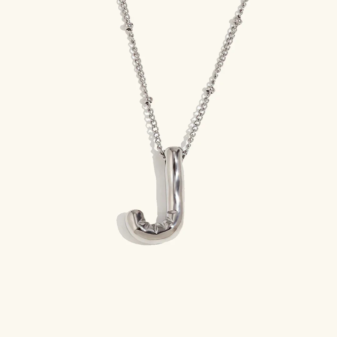 [Royal&Vicky]Balloon Gold Initial Necklace