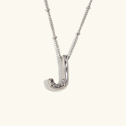 [Royal&Vicky]Balloon Gold Initial Necklace