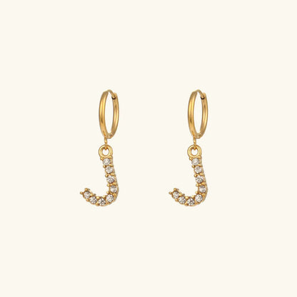 [Royal&Vicky]Wilhemina Initial Letter Earrings