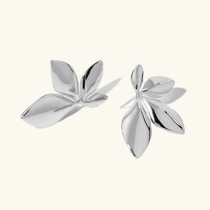 [Royal&Vicky]Velle Gold Petal Earrings