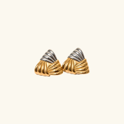 [Royal&Vicky]Brigitte Gold Earrings