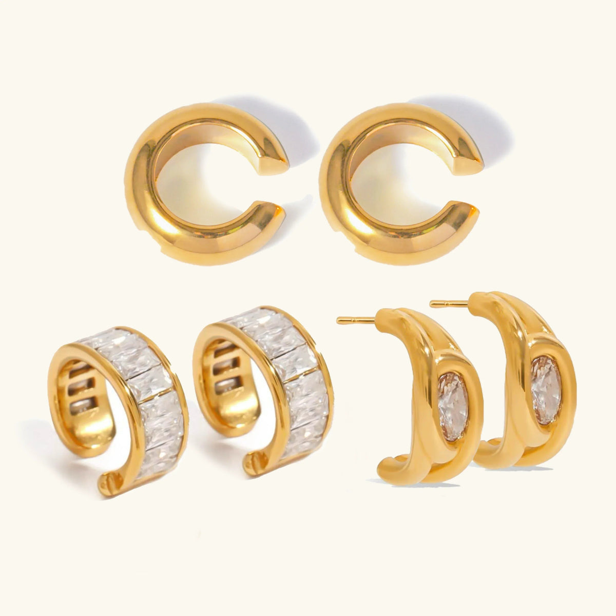 [Royal&Vicky]Rosetta Essential Earrings Bundle