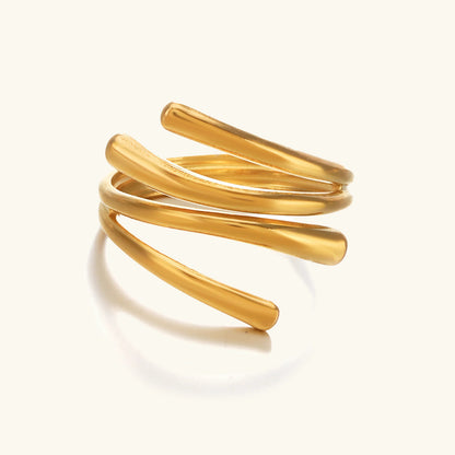[Royal&Vicky]Shay Contemporary Gold Ring