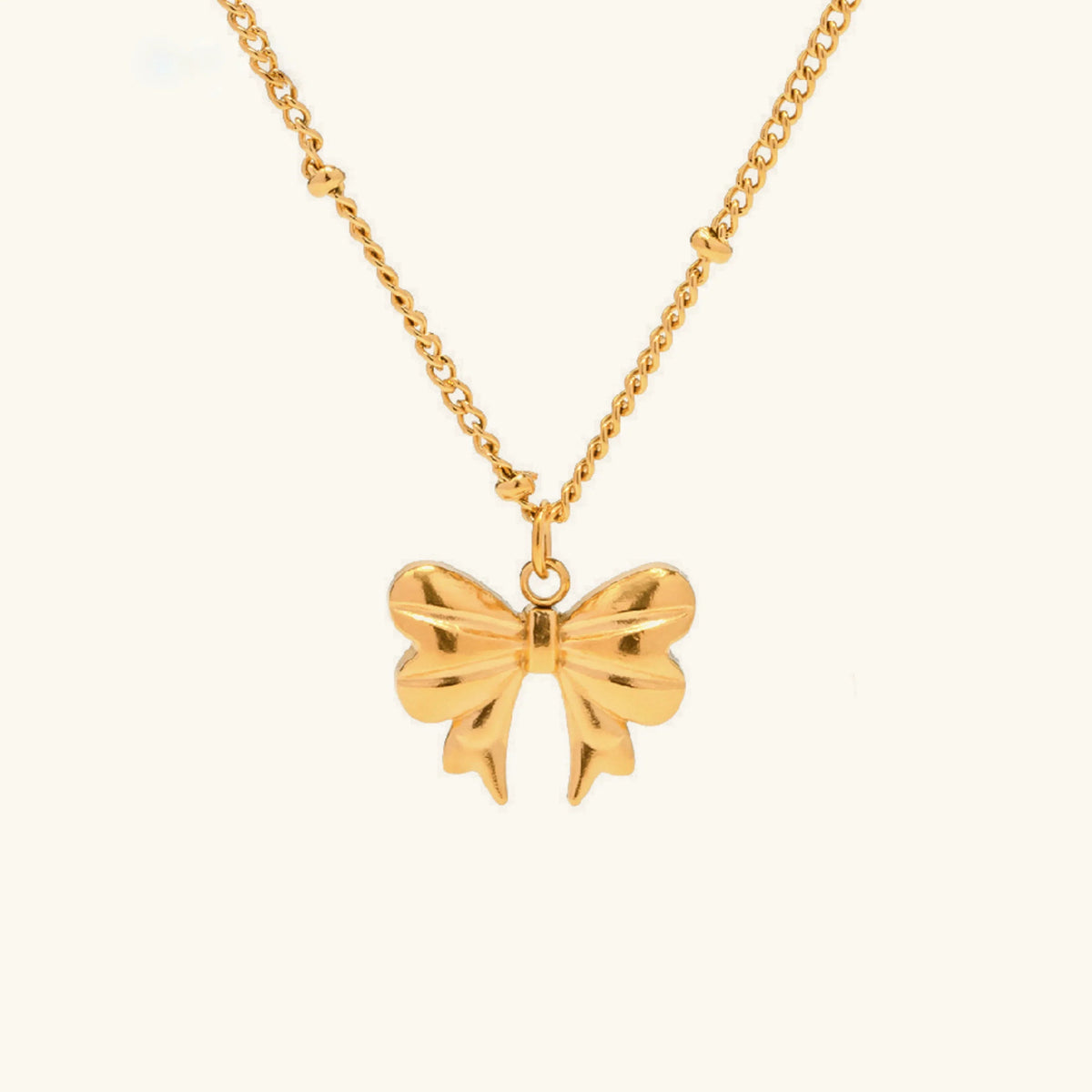 [Royal&Vicky]June Bow Necklace