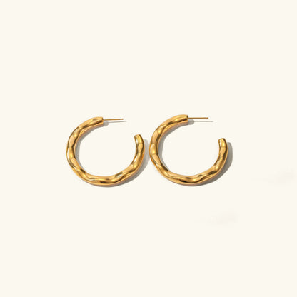 [Royal&Vicky]Riley Gold Earrings