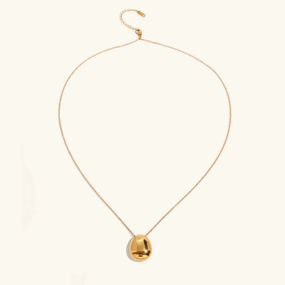 [Royal&Vicky]Claribel Gold Dome Necklace