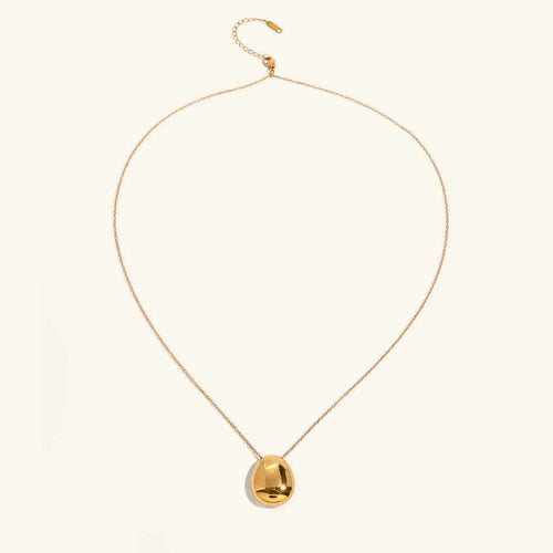 [Royal&Vicky]Claribel Gold Dome Necklace