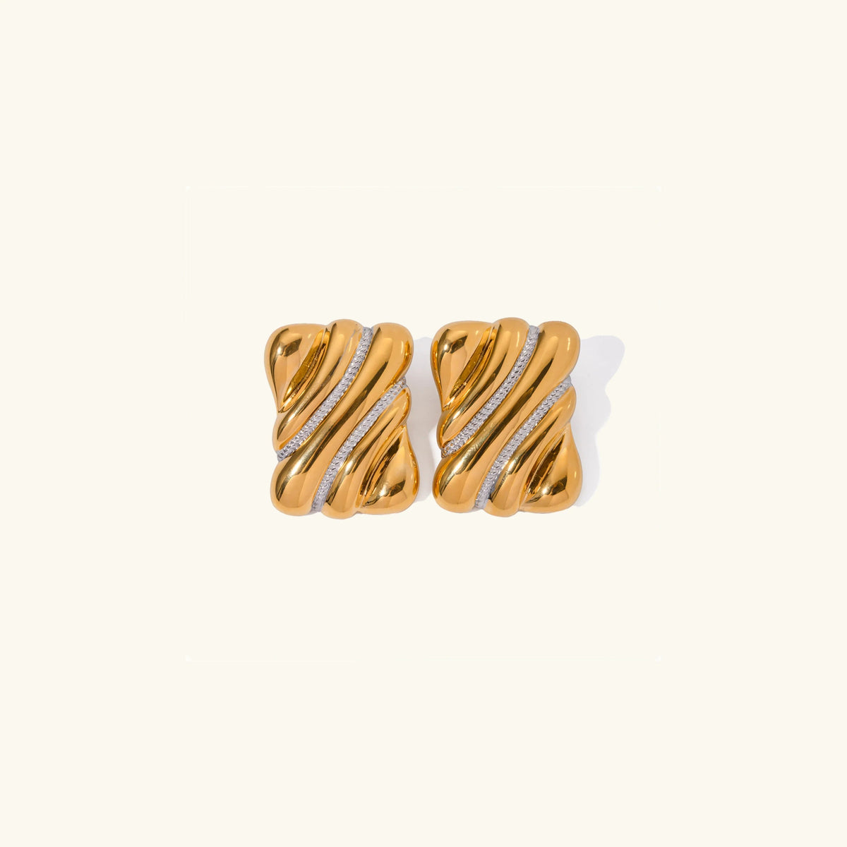 [Royal&Vicky]Pippa Gold Earrings