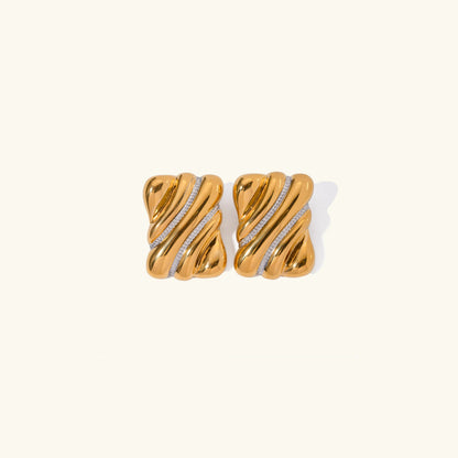 [Royal&Vicky]Pippa Gold Earrings