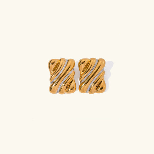 [Royal&Vicky]Pippa Gold Earrings