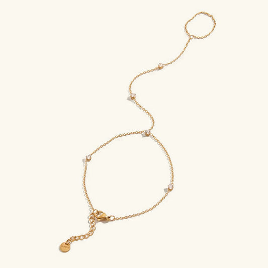 [Royal&Vicky]Cressida Diamond Hand Chain