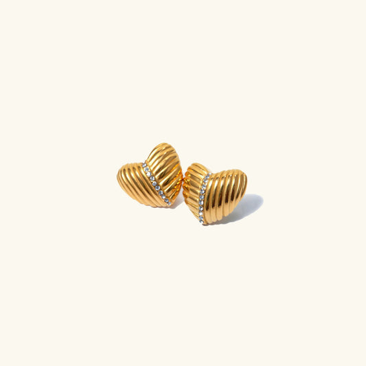 [Royal&Vicky]Selene Gold Earrings