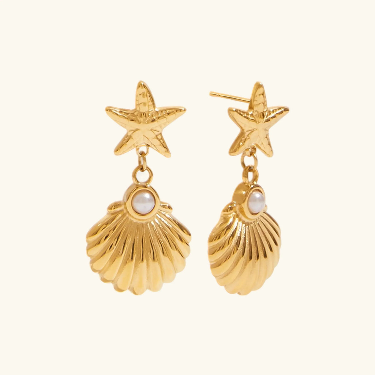 [Royal&Vicky]Bernadette Freshwater Pearl Earrings