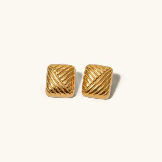 [Royal&Vicky]Inez Gold Earrings
