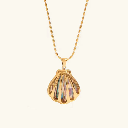[Royal&Vicky]Nixie Gold Seashell Pendant