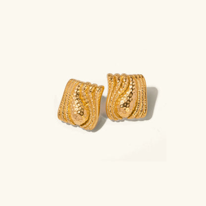 [Royal&Vicky]Marigold Gold Earrings
