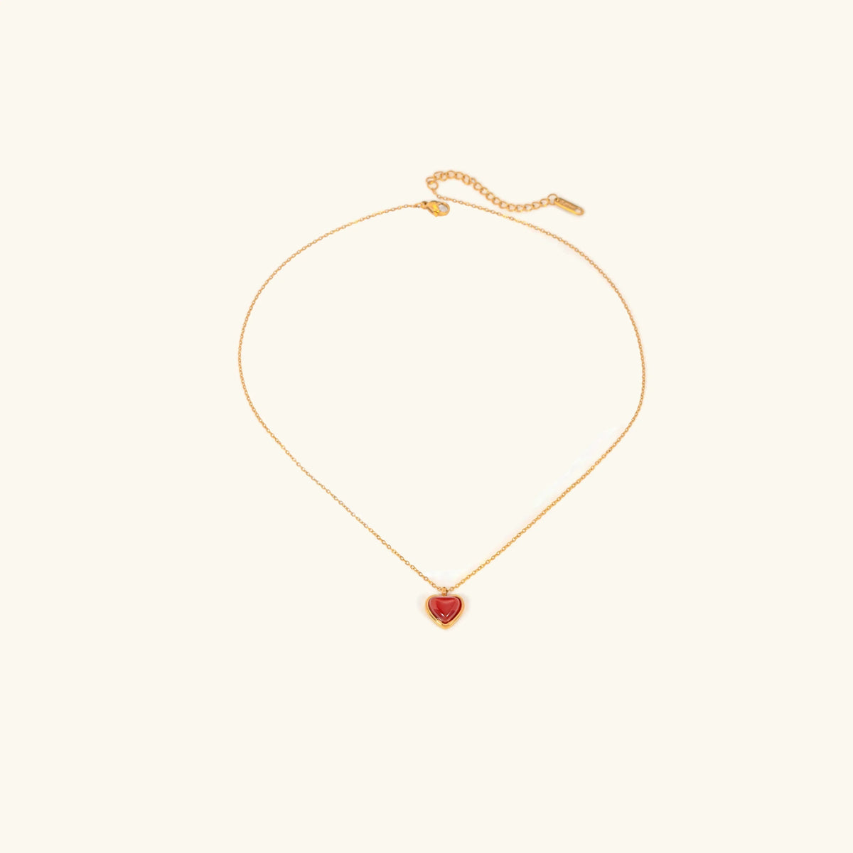 [Royal&Vicky]Cecily Gold Heart Necklace