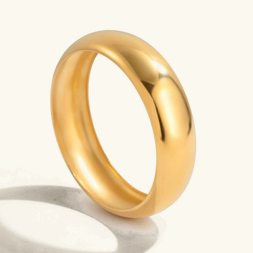 [Royal&Vicky]Maelis Smooth Gold Bangle