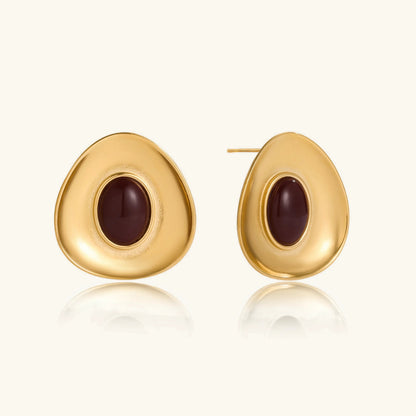 [Royal&Vicky]Orissa Gold Enamel Earrings