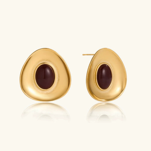 [Royal&Vicky]Orissa Gold Enamel Earrings
