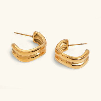 [Royal&Vicky]Double Curve Hoops