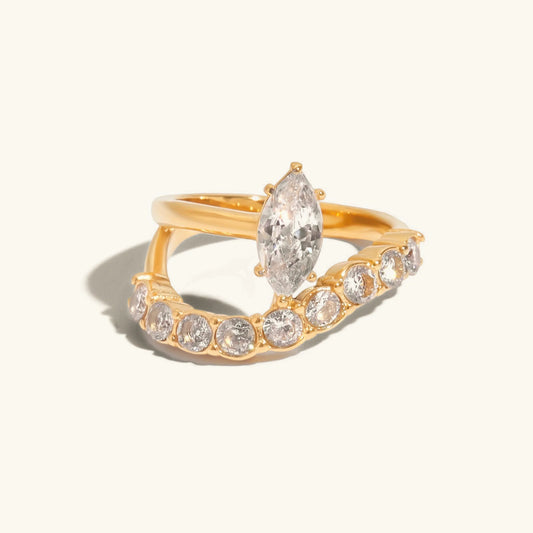 [Royal&Vicky]Calina Marquise Diamond Ring
