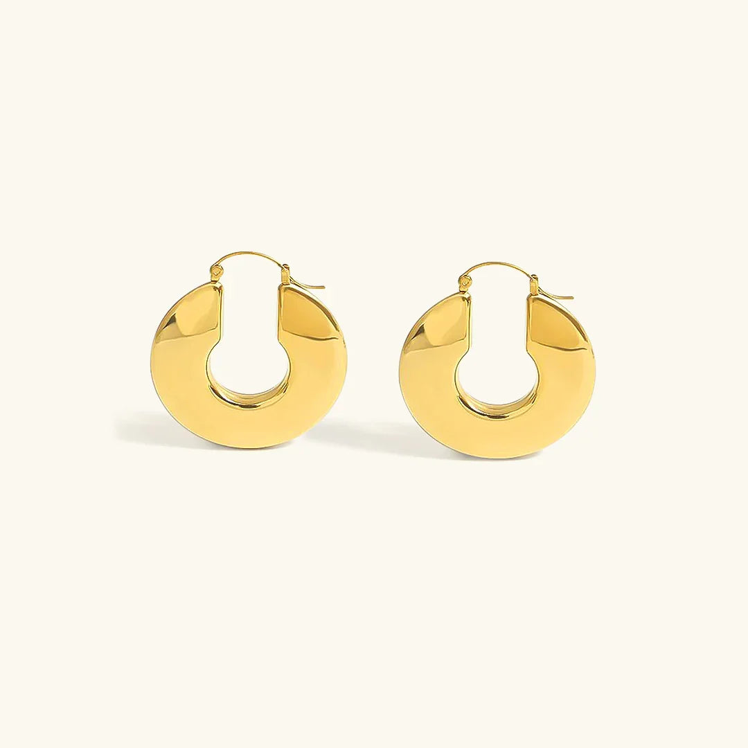 [Royal&Vicky]Kayleigh Chunky Hoop Earrings