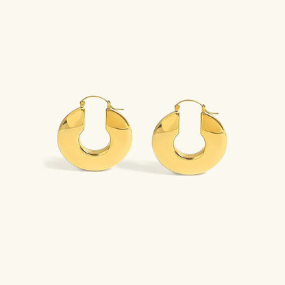 [Royal&Vicky]Kayleigh Chunky Hoop Earrings