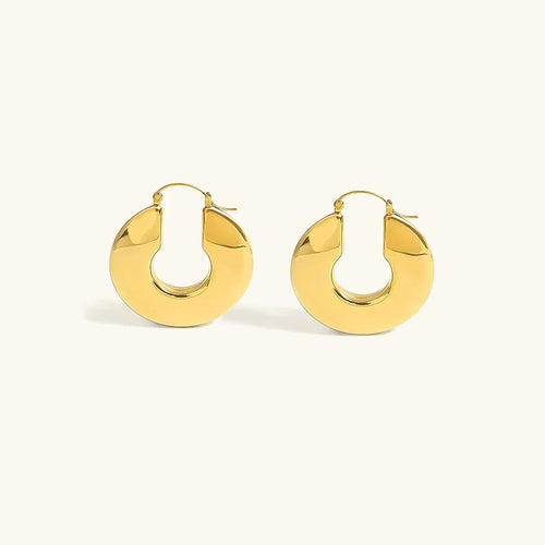 [Royal&Vicky]Kayleigh Chunky Hoop Earrings
