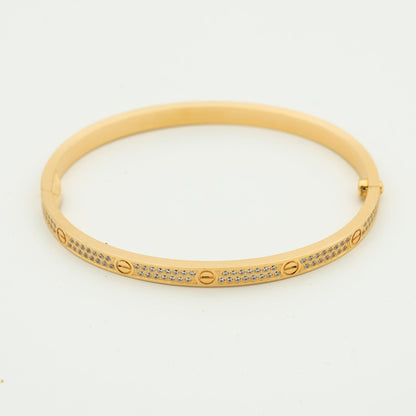 [Royal&Vicky]LOVE BRACELET 3.65MM DIAMOND-PAVED