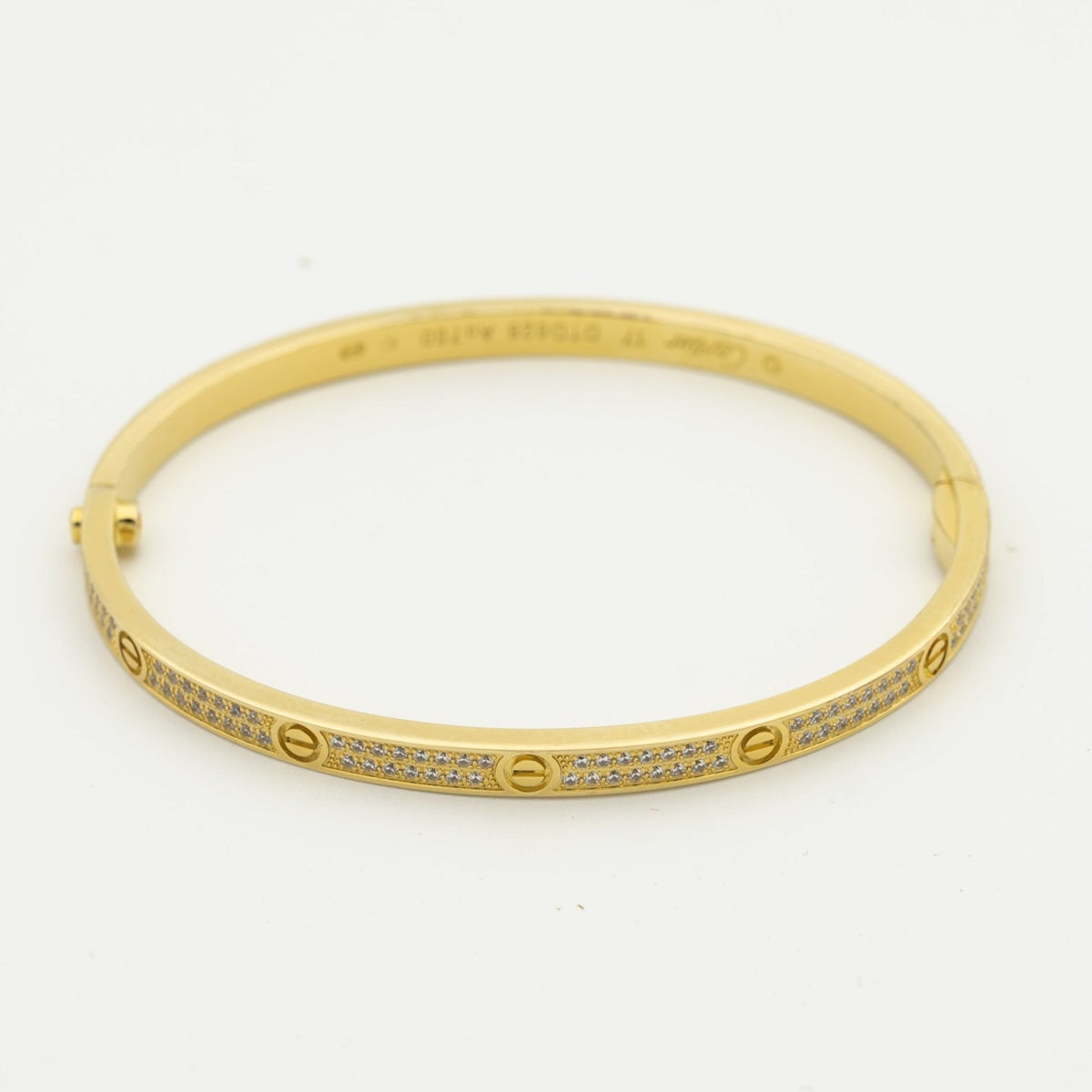 [Royal&Vicky]LOVE BRACELET 3.65MM DIAMOND-PAVED
