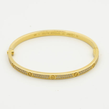[Royal&Vicky]LOVE BRACELET 3.65MM DIAMOND-PAVED