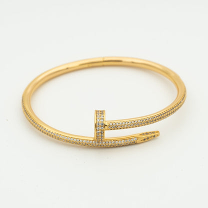 [Royal&Vicky]JUSTE BRACELET 3.5MM ALL DIAMONDS