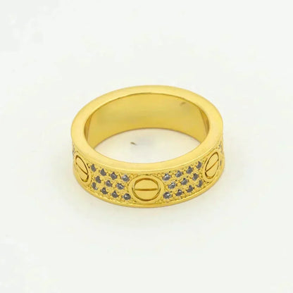 [Royal&Vicky]LOVE RING 5.5MM DIAMONDS PAVED