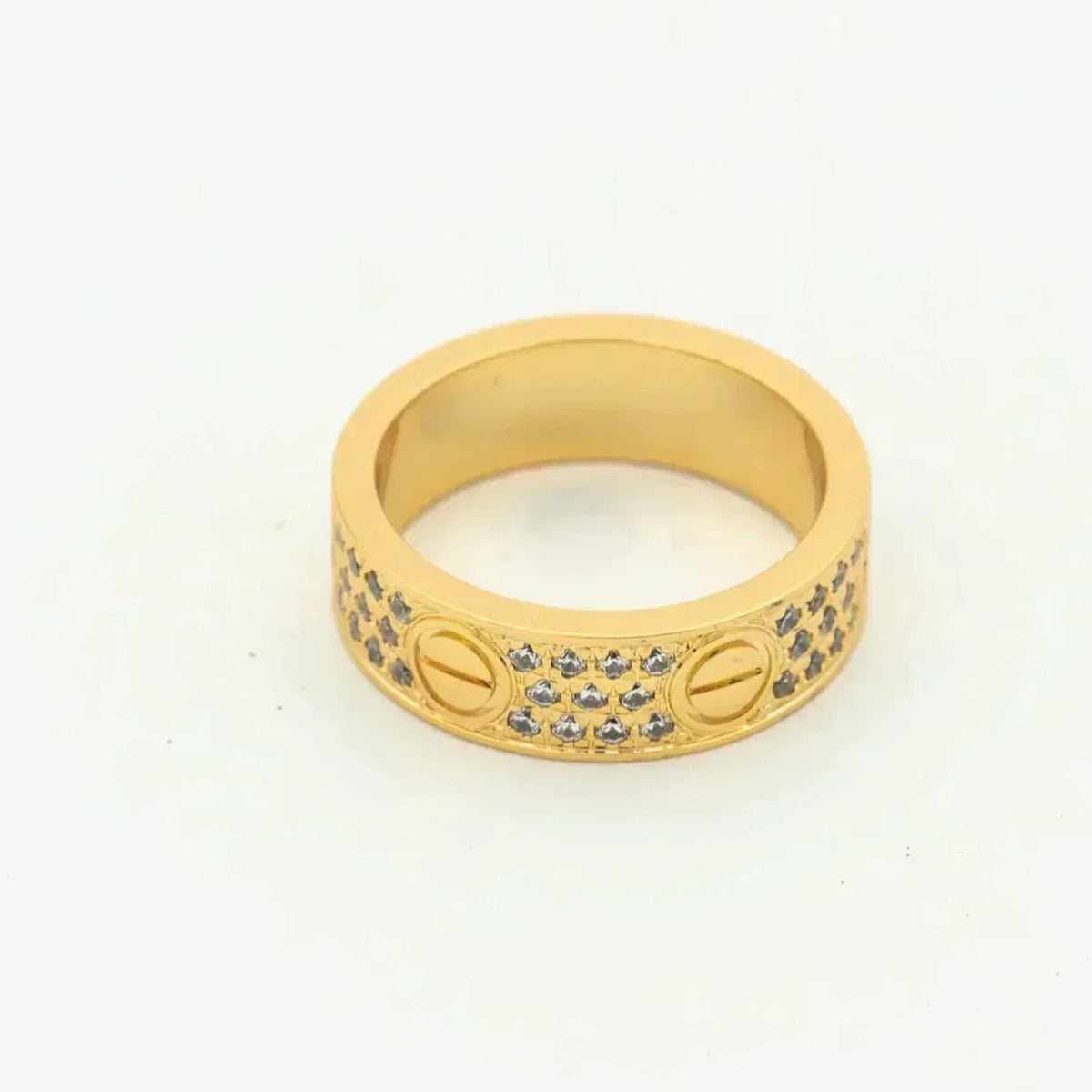 [Royal&Vicky]LOVE RING 5.5MM DIAMONDS PAVED
