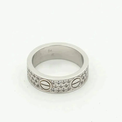 [Royal&Vicky]LOVE RING 5.5MM DIAMONDS PAVED
