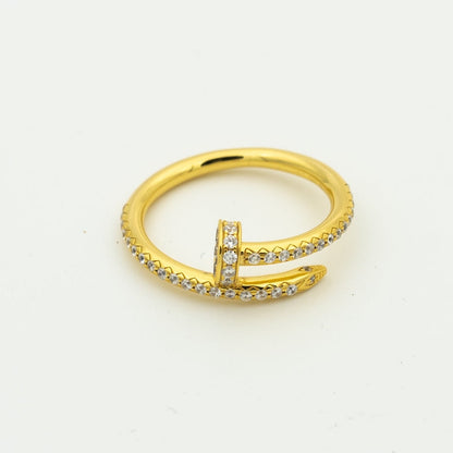 [Royal&Vicky]JUSTE RING 1.8MM GOLD DIAMONDS
