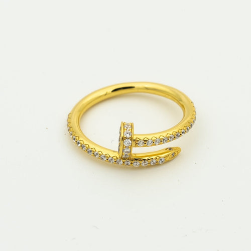 [Royal&Vicky]JUSTE RING 1.8MM GOLD DIAMONDS