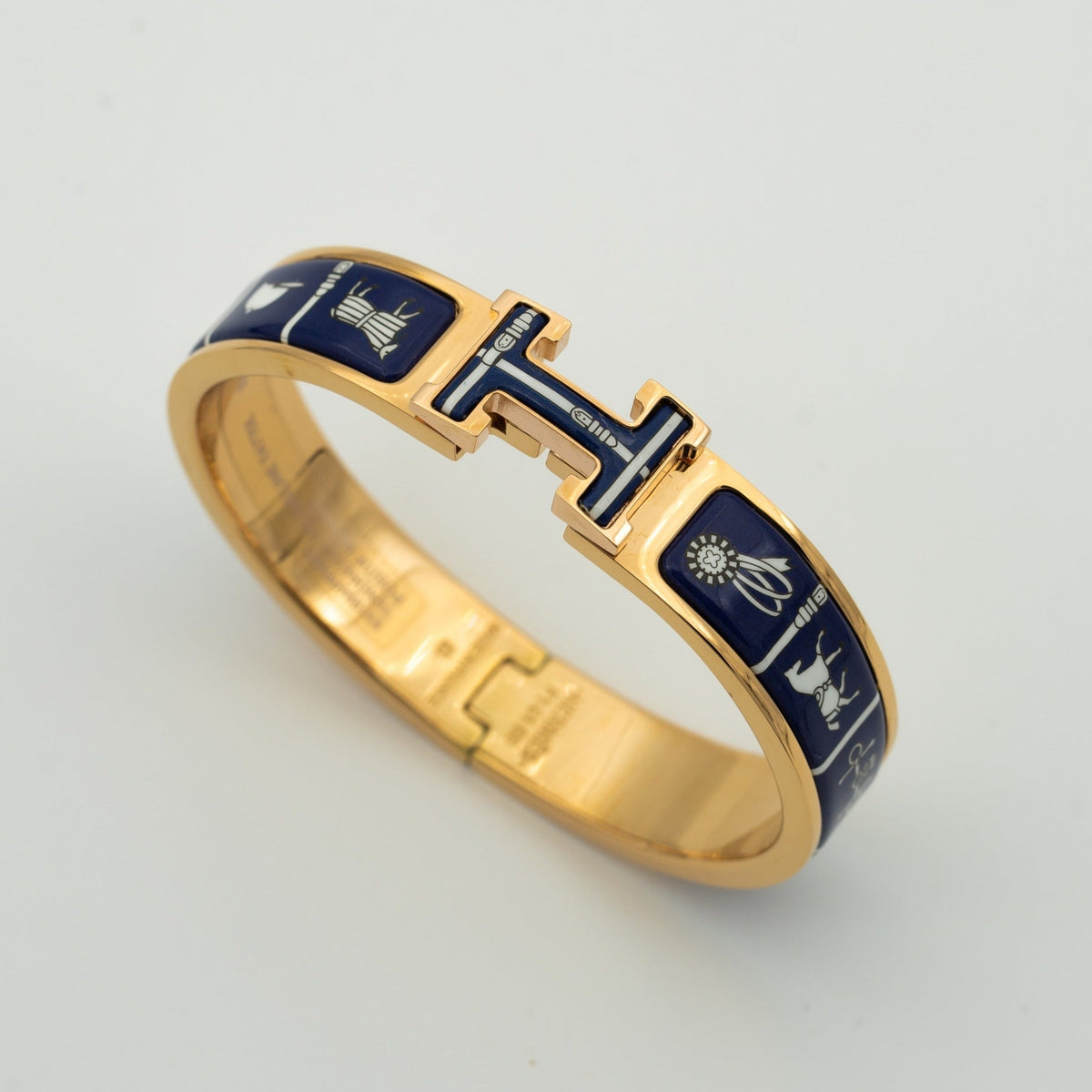 [Royal&Vicky]H BRACELET BLUE CERAMIC