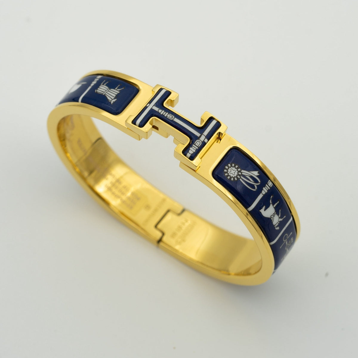 [Royal&Vicky]H BRACELET BLUE CERAMIC
