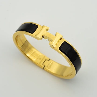 [Royal&Vicky]H BLACK BRACELET
