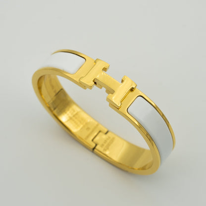 [Royal&Vicky]H WHITE BRACELET