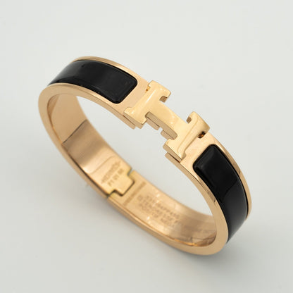 [Royal&Vicky]H BLACK BRACELET