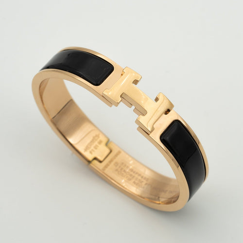 [Royal&Vicky]H BLACK BRACELET