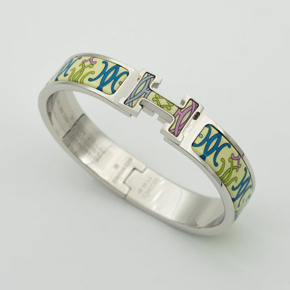 [Royal&Vicky]H BRACELET BEIGE MULTICOLOR