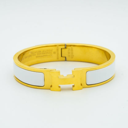 [Royal&Vicky]H WHITE BRACELET