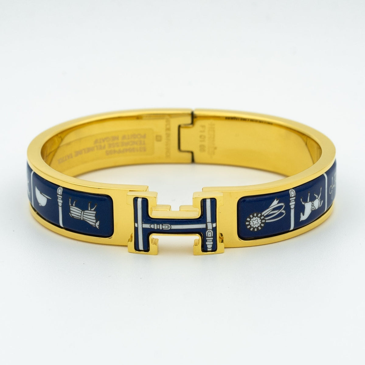 [Royal&Vicky]H BRACELET BLUE CERAMIC