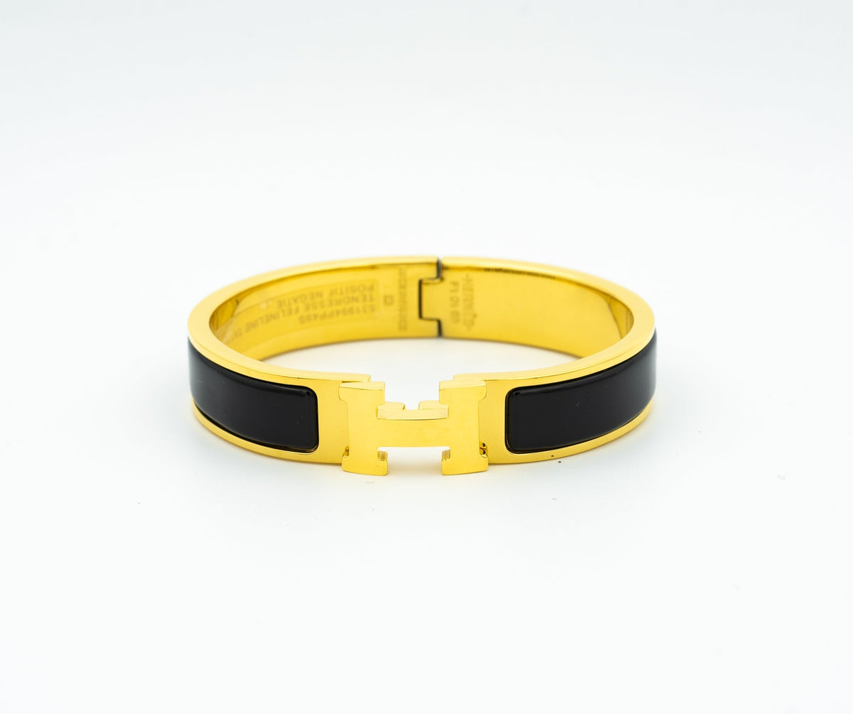 [Royal&Vicky]H BLACK BRACELET